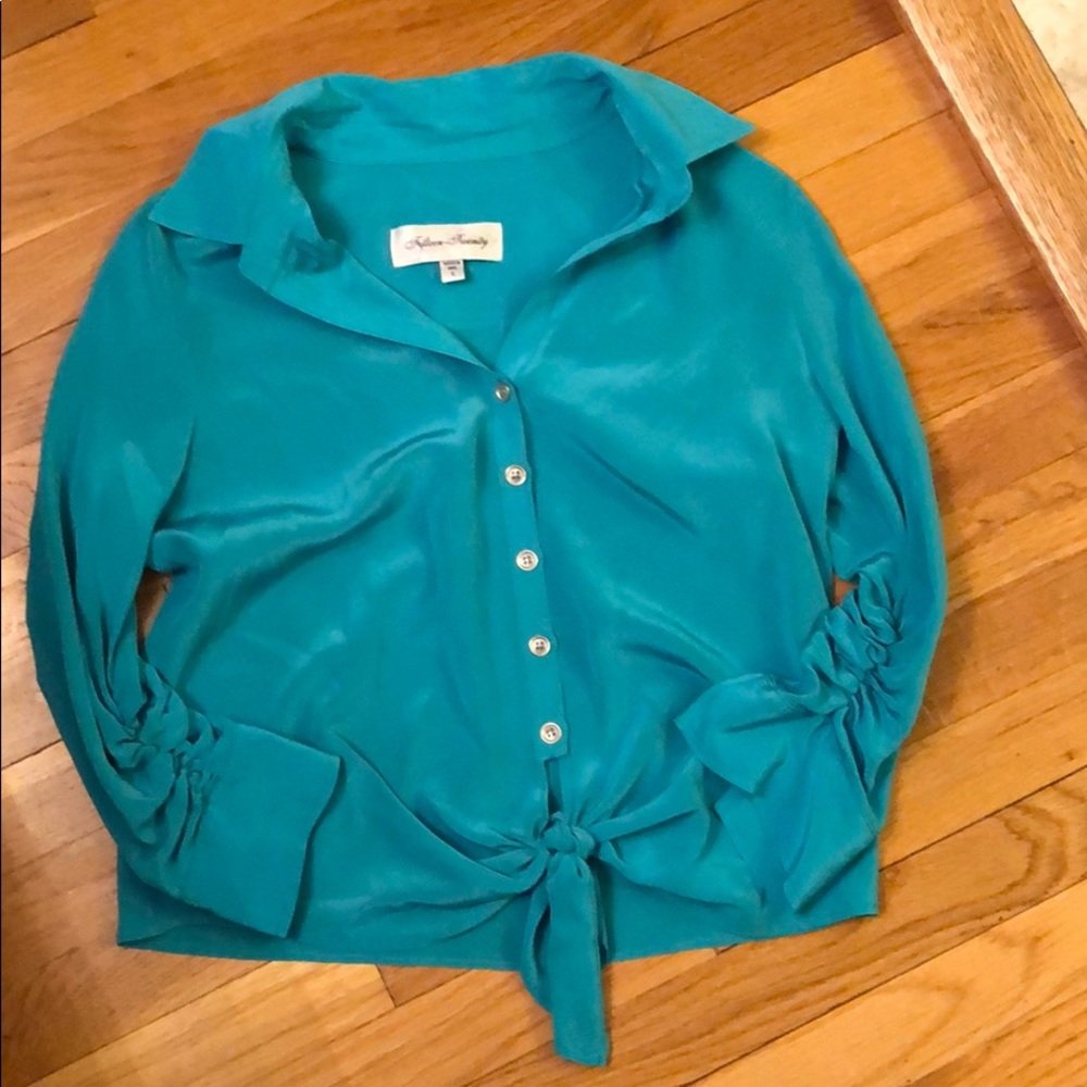 Fifteen Twenty tie front top